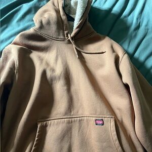 Wrangler workwear fleece lined hoodie- size large